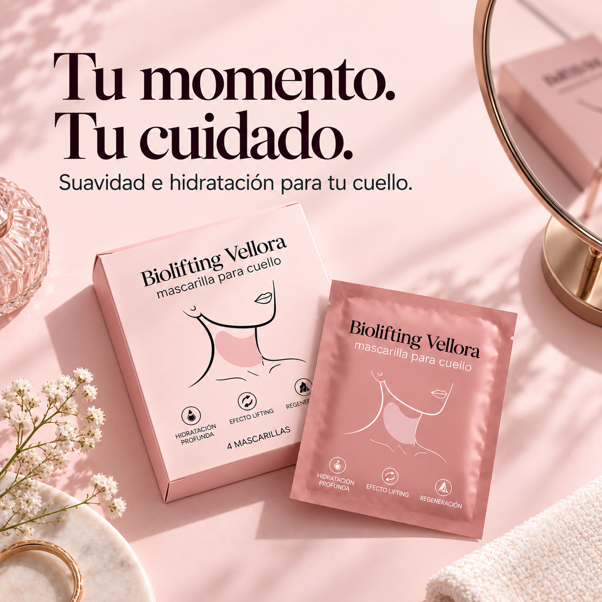 MASCARILLA BIO-LIFTING CUELLO | VELLORA CHILE